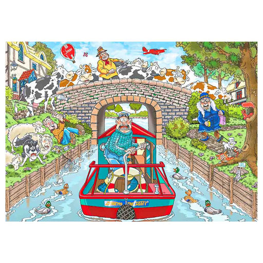 Wasgij Original 33 Calm on the Canal! 1000 Piece Jigsaw Puzzle