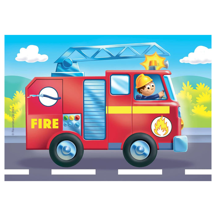 Ravensburger Rescue Vehicles 4 in a Box Jigsaw Puzzles