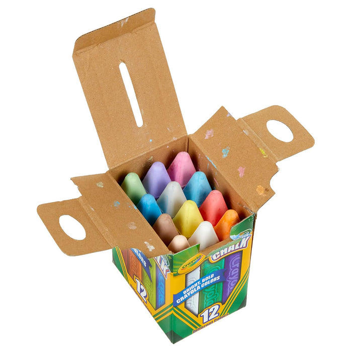 Crayola Washable Sidewalk Chalk 12 Assorted Colours