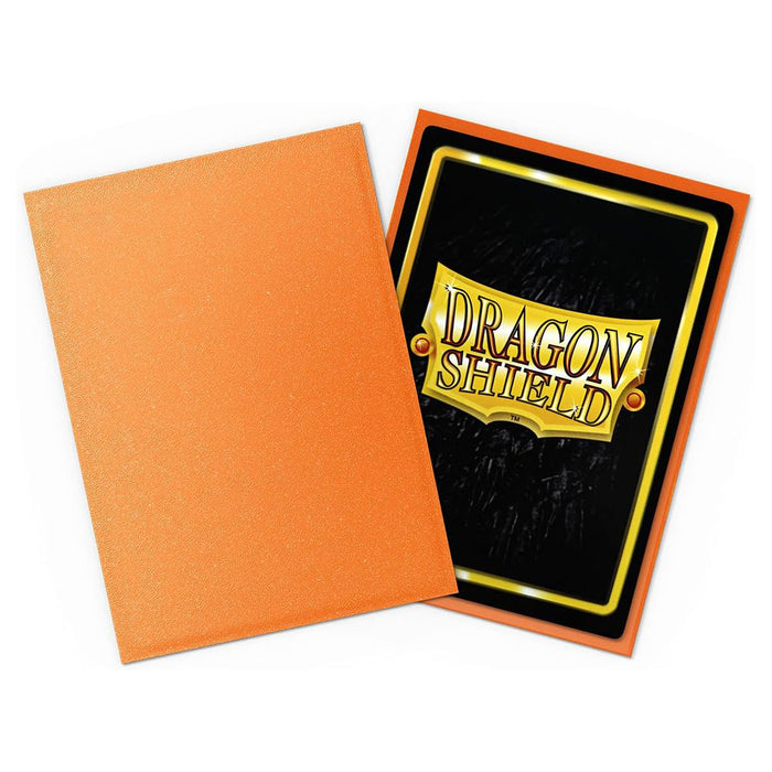 Dragon Shield Amber 100 Matte Sleeves