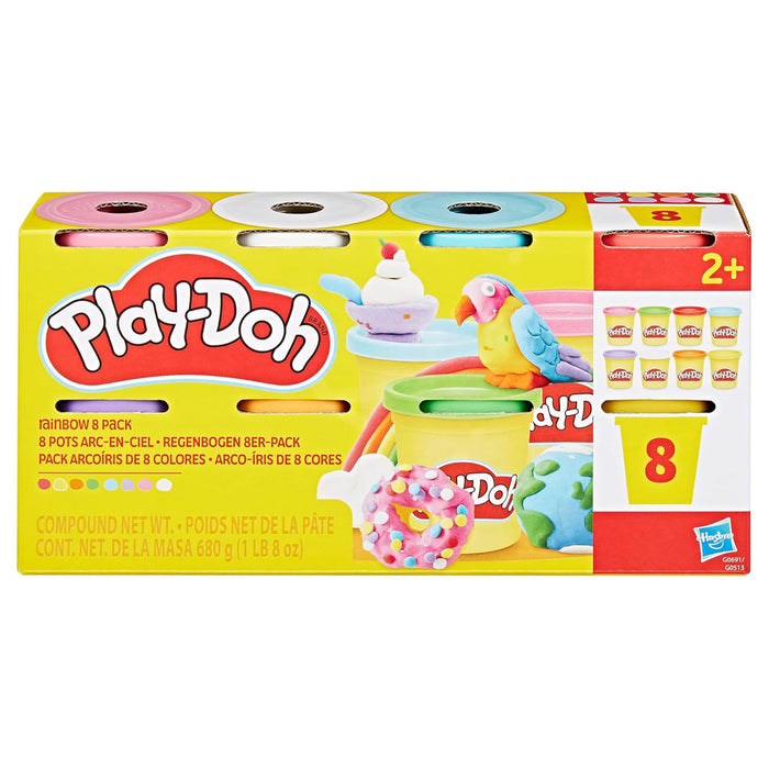 Play-Doh Rainbow Modelling Dough (8 Pack)