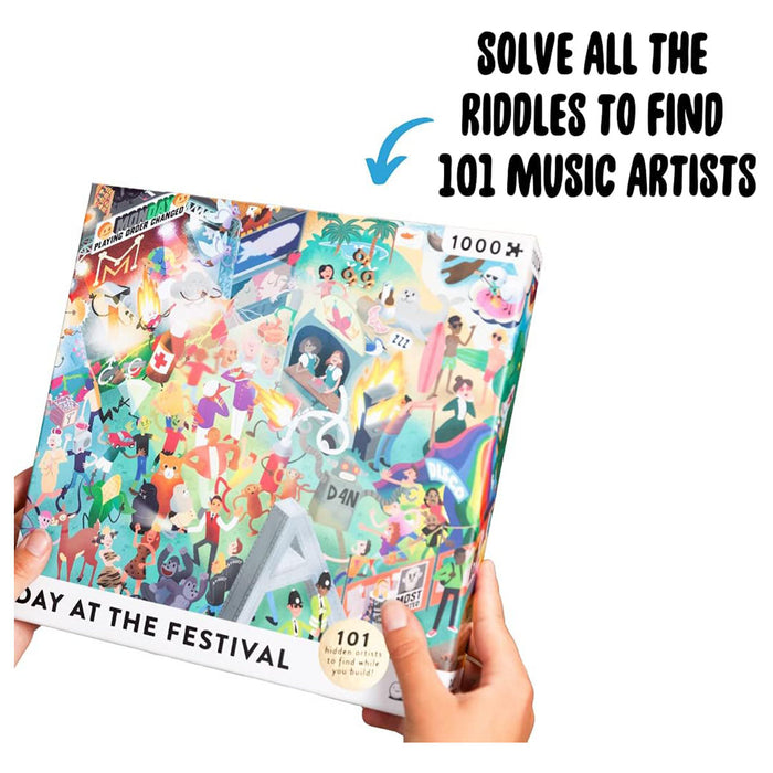 Puzzle Day at the Festival 1000 Piece Jigsaw Puzzle