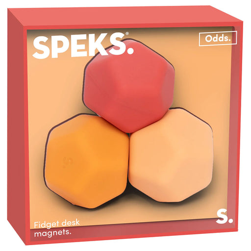 Speks Odds Orange Planes Fidget Desk Magnets (3 Pack)