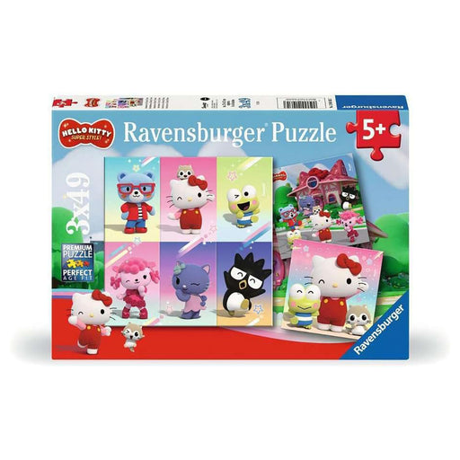 Ravensburger Hello Kitty Super Style 3 x 49 Piece Jigsaw Puzzles