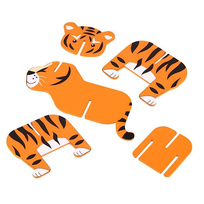 Orange Tree Toys Wooden Jungle Animal 3D Models