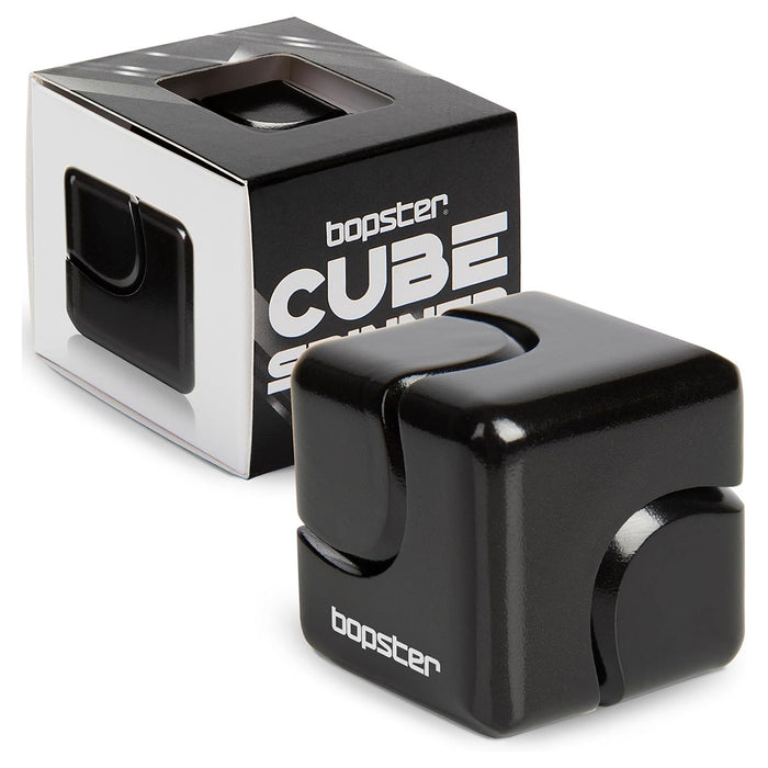 Bopster Cube Spinner Black Fidget Toy