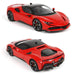 1:43 Ferrari SF90 Stradale Race & Play Diecast Model Car - Collectible