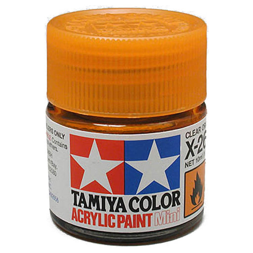 Tamiya Color Acrylic Paint Mini X-26 Clear Orange