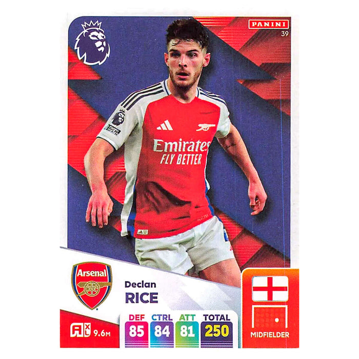 Panini Premier League 2024/25 Adrenalyn XL Official Trading Card Game Pocket Tin - Silver