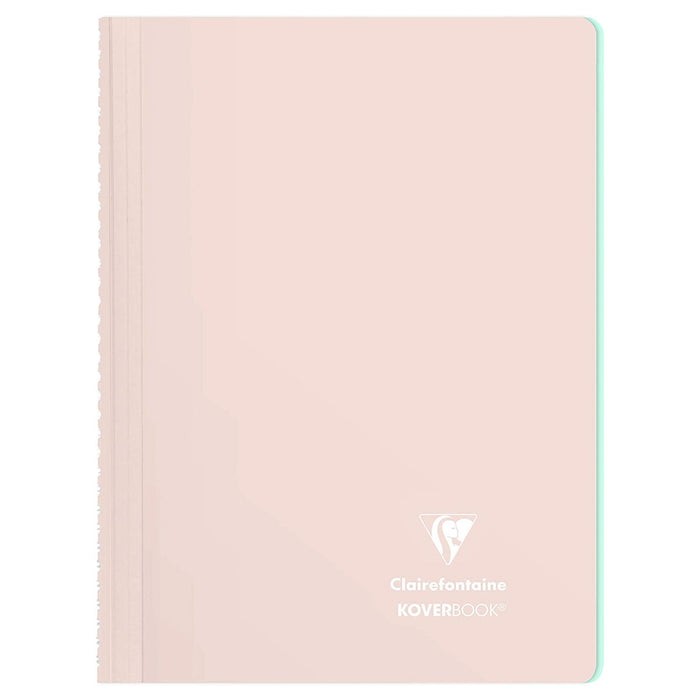 Clairefontaine Koverbook Blush Polypro Wire Bound A4 Lined Notebook (styles vary)