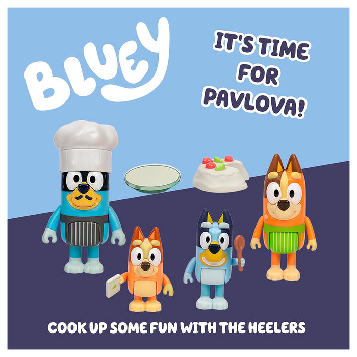 Bluey 'Pavlova' Figures (4 Pack)