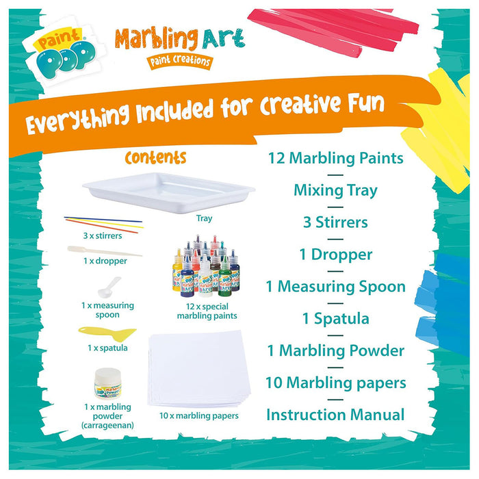Paint Pop Marbling Art Paint Creations Set