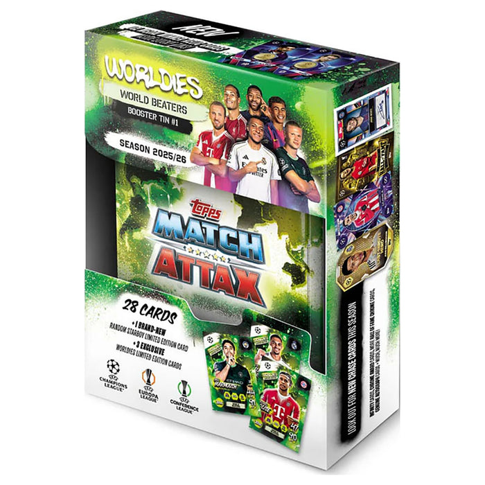Topps Match Attax Seaon 2025/26 Worldies World Beaters Booster Tin #1