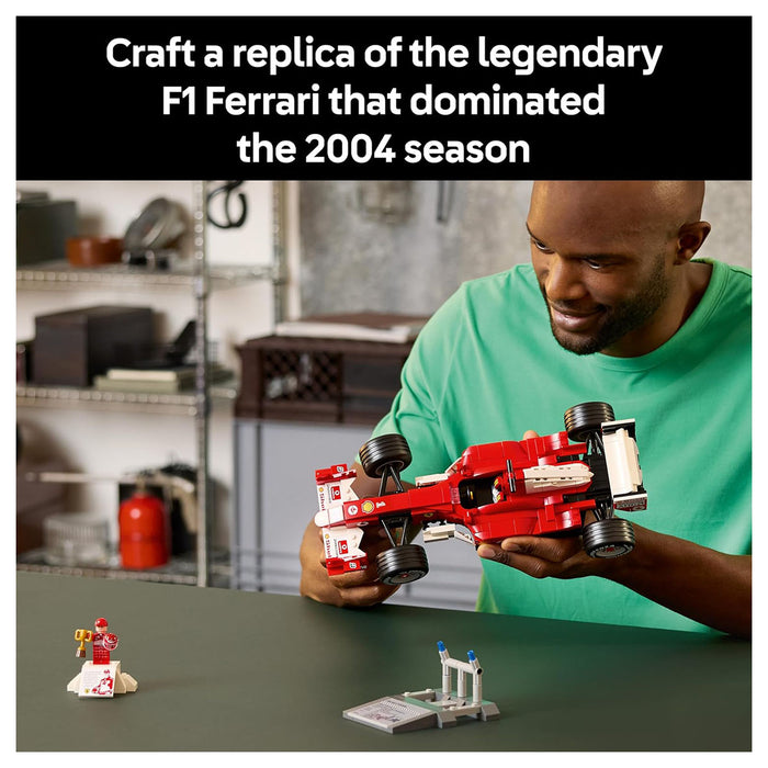 LEGO Icons Ferrari F2004 & Michael Schumacher Building Set