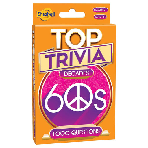 Top Trivia Decades 60s Card Game