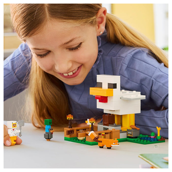 LEGO Minecraft Chicken Farm 21585 Building Set