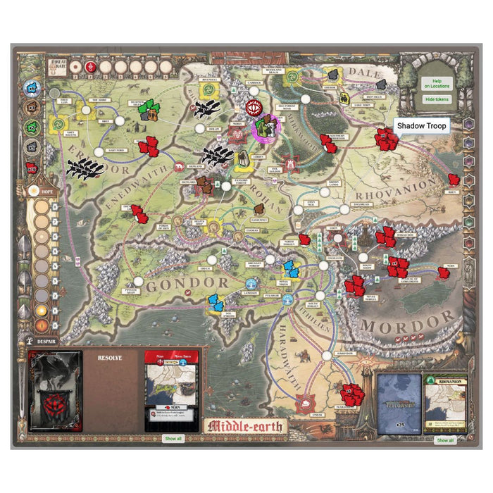The Lord of the Rings: Fate of the Fellowship Board Game