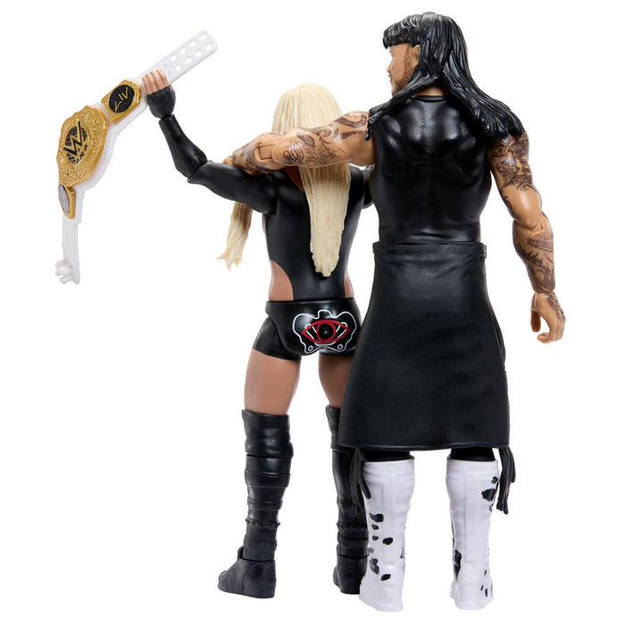 WWE Main Event Showdown Series 25 Liv Morgan & 'Dirty' Dominik Mysterio 6" Figures Set
