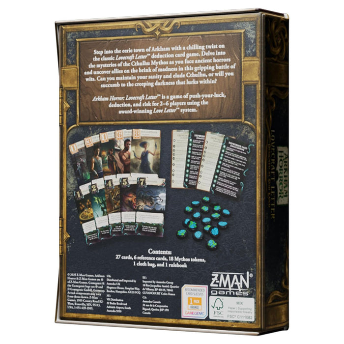 Arkham Horror: Lovecraft Letter Card Game