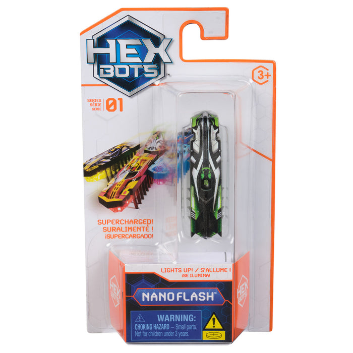 Hex Bots Nano Flash 01 Green Mini Robot Bug