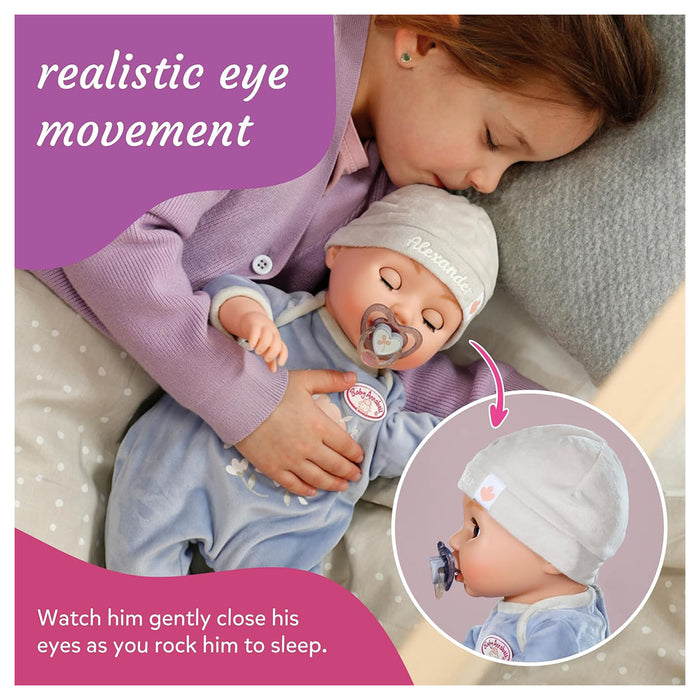 Baby Annabell Interactive Alexander 43cm Doll