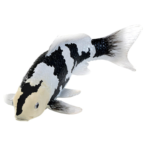 Shiro Utsuri Koi Carp Figure