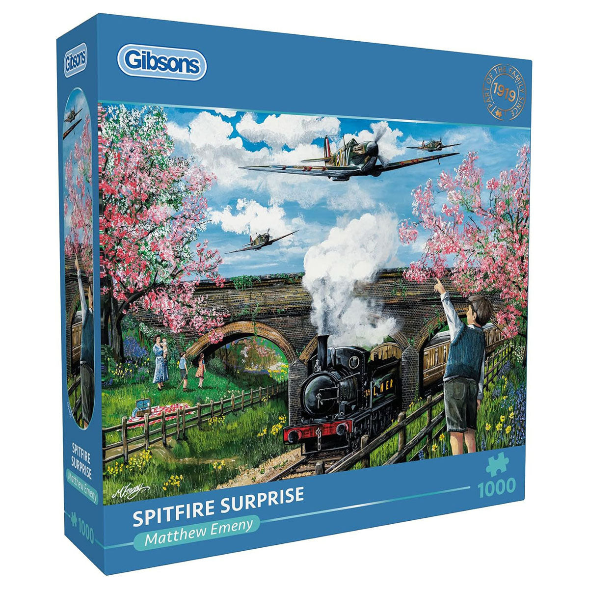 ​限定1000枚ナンバリング入 Syde Tryps Six サイケ UK盤 Gibsons Spitfire Surprise 1000 Piece Jigsaw Puzzle — Booghe
