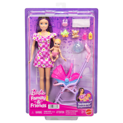 Barbie Family & Friends Skipper Babysitters Inc Doll and Stroller Set