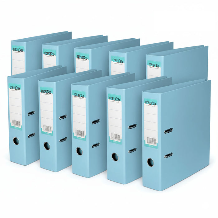 Lever Arch A4 File Sky Blue 10 Pack 