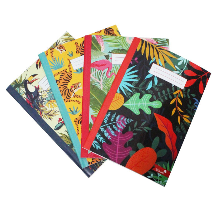 Silvine Marlene West 'Summer Garden' A5 Notebook (styles vary)