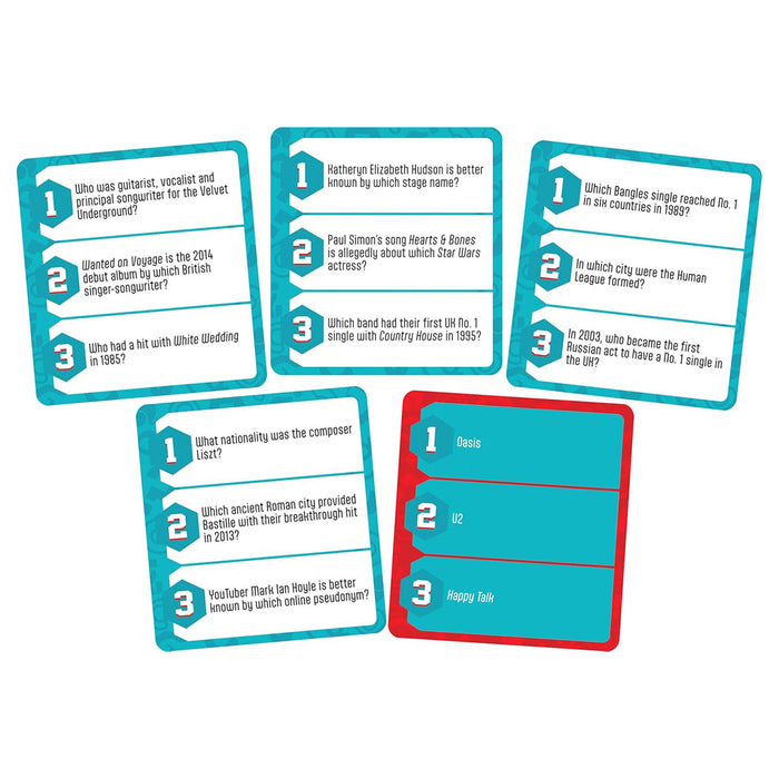 Quiz Cube Music Quiz Card Game
