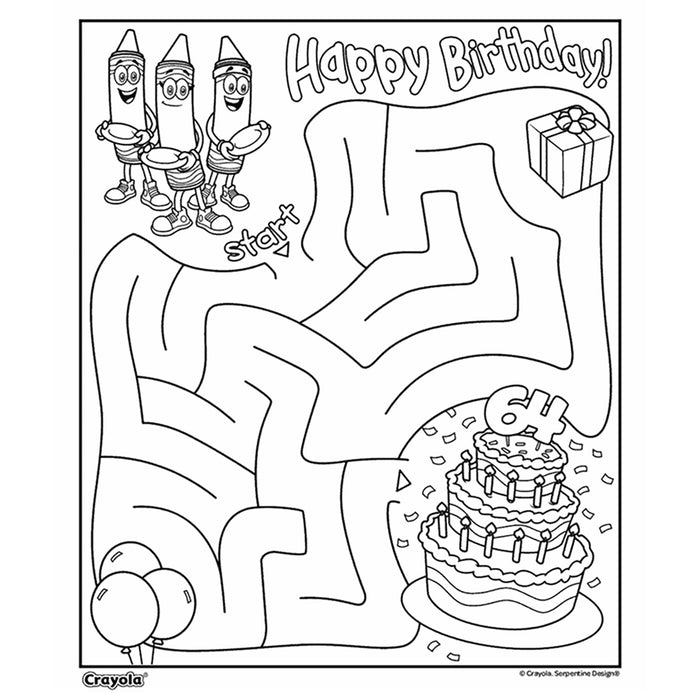 Crayola Colouring Book (64 Pages)