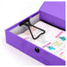 Pukka Brights Foolscap Box File Purple