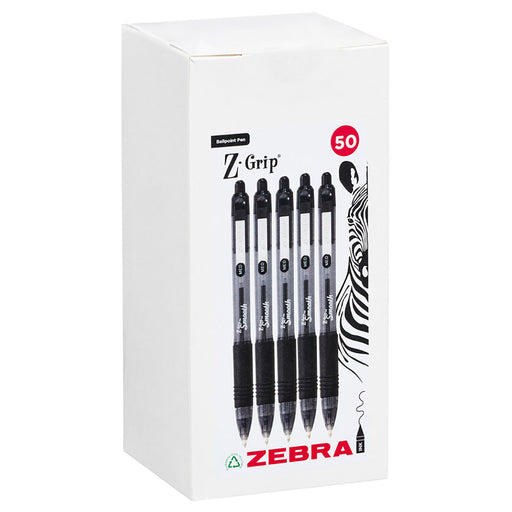 Z-Grip Smooth Black Ink Box of 50