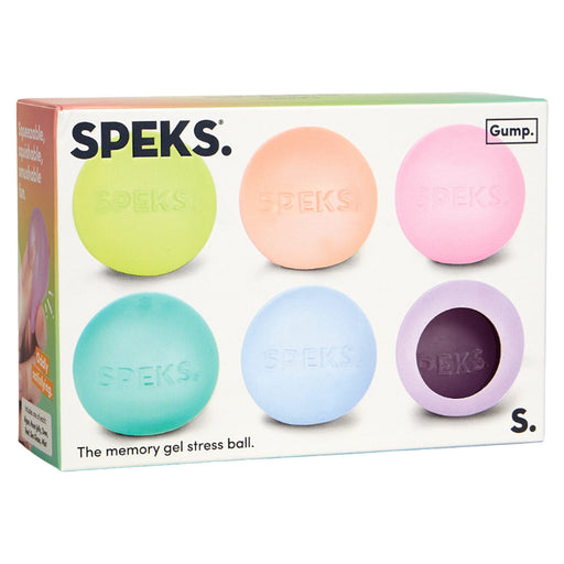 Speks Gump Original Memory Gel Ball Stress Ball (6 Pack)