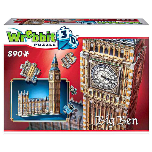 Wrebbit 3D Big Ben 890 Piece Puzzle 