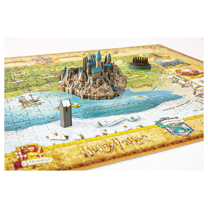 Harry Potter Hogwarts 4D Puzzle with 3D Models