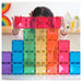 Connetix Magnetic Tiles Rainbow Rectangle Pack 18 Pieces