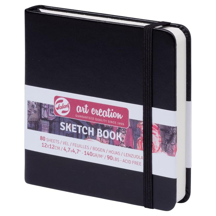 Royal Talens Art Creation Sketchbook Black | 12 x 12 cm, 140 g, 80 sheets