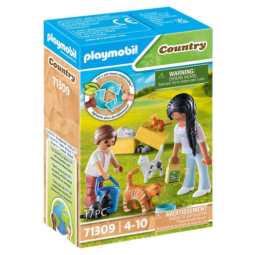 Playmobil Country: Cat Family Playset