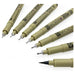 Sakura Pigma Micron 6 Fineliners +1 Brush Pen Set