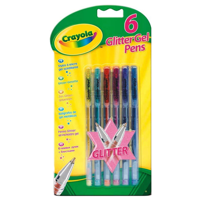 Crayola Glitter Gel Pens (6 Pack)