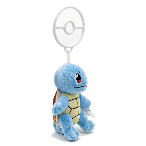 Pokémon Squirtle 3.5" Plush with Poke Ball Shaped Bag Clip