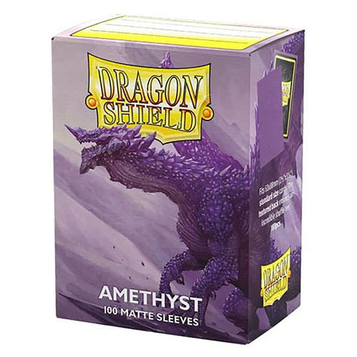 Dragon Shield Amethyst Matte Standard Size Card Sleeves (100 Pack)