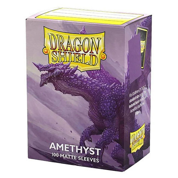 Dragon Shield Amethyst Matte Standard Size Card Sleeves (100 Pack)
