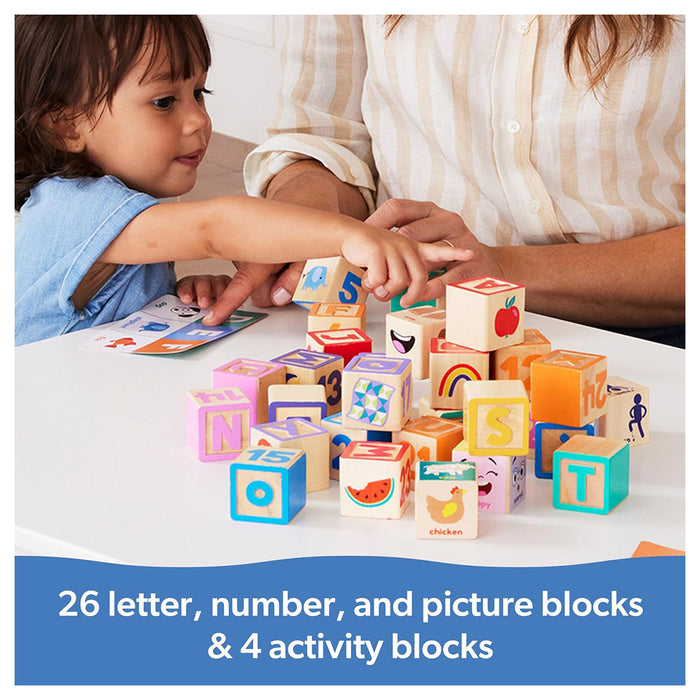  Melissa & Doug Ms. Rachel Wooden Learning Blocks