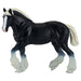 Mojo Fun Farm & Horses Clydesdale Horse Black Figure