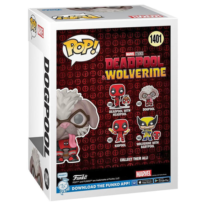 Funko Pop! Marvel: Deadpool & Wolverine: Dogpool Bobble-Head Vinyl Figure #1401
