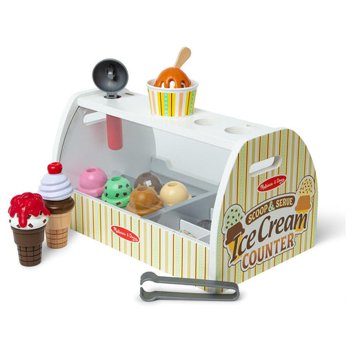 Melissa &amp; Doug Scoop &amp; Serve Ice Cream Counter Playset