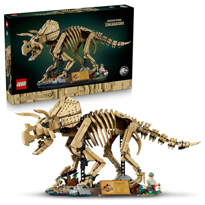 LEGO Jurassic World Triceratops Fossil Set